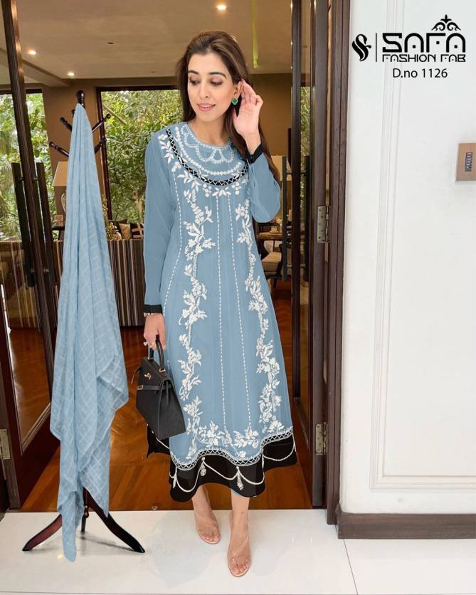 1126 By Safa Fashion Readymade Pakistani Suits Catalog

